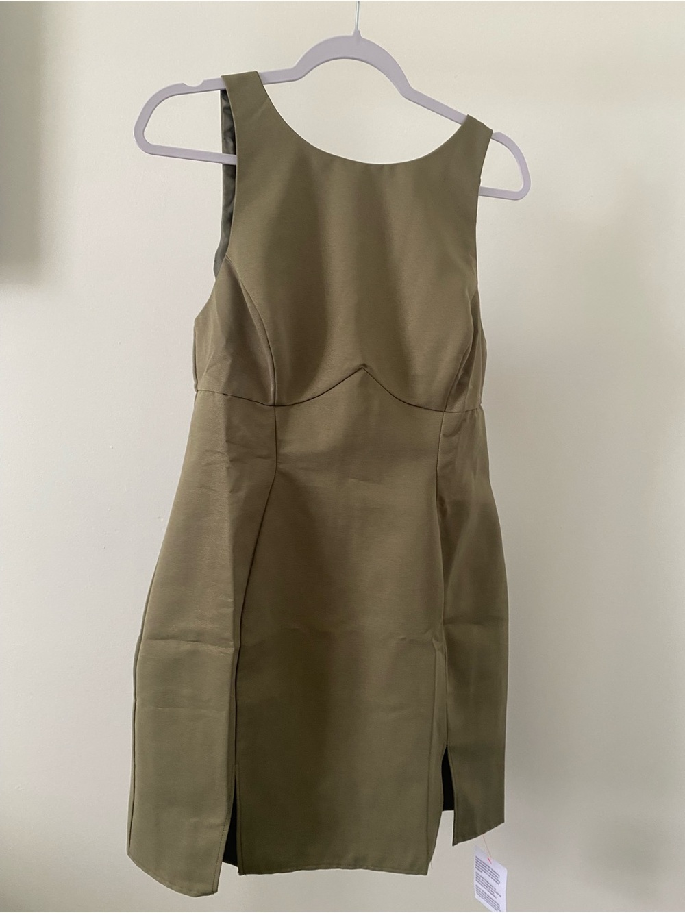 Racer neck mini dress - Picture 1 of 5
